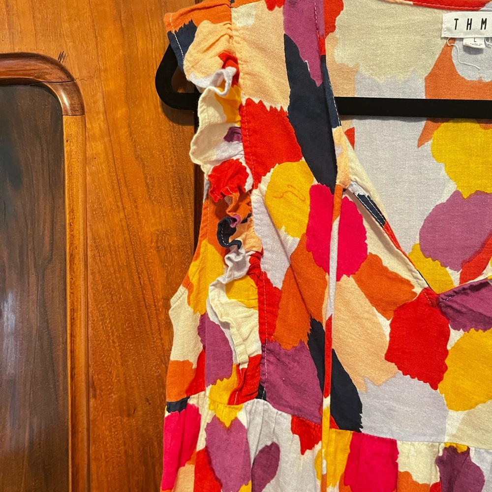 THML Multicolor Ruffle Sleeveless Top - Picture 2 of 4
